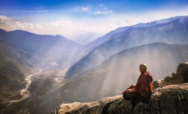 monk, meditation, cliffs, valley, theravada buddhism, kullu, nature, travel, outing, calm, peace, landscape, himalaya, monk, monk, monk, monk, monk, kullu, himalaya, himalaya